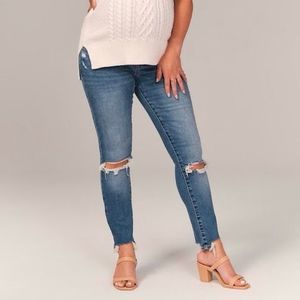 Abercrombie Maternity Skinny Ankle Jeans size 25 / 0 short